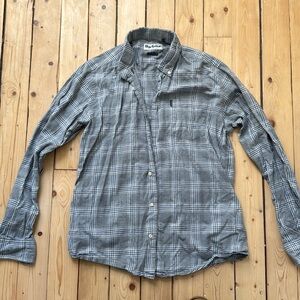 Men’s Light Flannel Tailored Fit Plaid Longsleeve Shirt